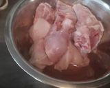 A picture of step 1 of Daigi biryani.