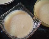 A picture of step 3 of My home made cream caramel.