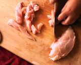 Gombás-kakukkfüves csirkemell recept édesburgonyapürével, rizzsel recept fázis 3 fotója