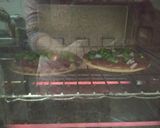 A picture of step 5 of Chatpata Mexican Kacchi keri Pizza Chat.