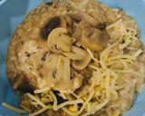 Foto del paso 8 de la receta: ARROZ CREMOSO CON BERENJENAS Y DOS QUESOS 🧀🫕🧀🍆🍚🍄‍🟫🍆🍚🌽