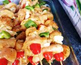 Une image de l'étape 3 de Brochettes de poulet marinés au curry cuisson cocotte magimix ou cuisson woodfire.