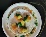 A picture of step 3 of Tri colour star shape semolina sandesh.