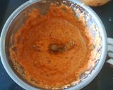 A picture of step 1 of Pumpkin curry.