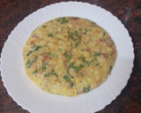 Foto del paso 4 de la receta: Tortilla de papas con cebolla, espinacas y jamón serrano