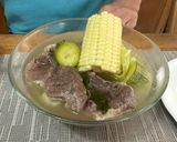 A picture of step 6 of Sonoran-Style Beef Soup (Caldo de Res).