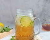 Foto langkah ke 3 dari resep Es Teh Lemon Mint.