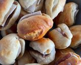 รูปขั้นตอนการทำที่ 4 ของ Burger Bun มาทำเป็น Baguette สำหรับปังยวนยีสต์Sourdough🍔ผสมยีสต์แห้ง