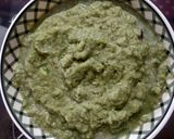 A picture of step 1 of Parwal bharta.