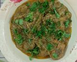 A picture of step 6 of Ghiya chicken.