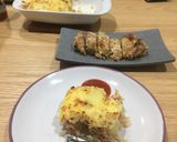 Foto langkah ke 5 dari resep Salmon Baked Rice / Mentai Rice.