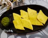 A picture of step 8 of Yellow Moong Dal Dhokla.