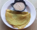 A picture of step 3 of Mix Dal Chilla Healthy Light Dinner.