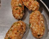 A picture of step 2 of Sabudana Bullets.