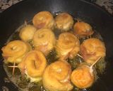 Foto del paso 4 de la receta: Rollitos de pollo, bacon y queso