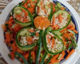 A picture of step 10 of Sushi cucumber salad.