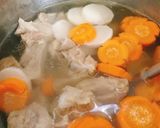Hình bước làm 4 của món Nui nấu xương heo