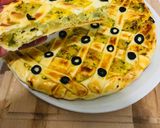 Une image de l'étape 8 de Tarte salée au poulet.