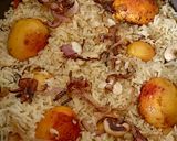 A picture of step 12 of Ambur Hot Dum Egg Biryani.
