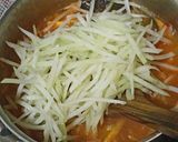 Foto langkah ke 4 dari resep Gulai Labu Siam dan Tahu (untuk lontong sayur/ketupat).