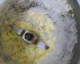 A picture of step 2 of Kesari Rabri Ghevar.