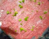 A picture of step 7 of Beetroot khandvi.