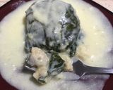 Foto del paso 8 de la receta: Tamales canarios en hoja de acelgas, con crema de piña