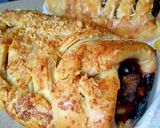 Foto langkah ke 8 dari resep Banana Choco Cheese Strudel (teflon).