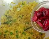 A picture of step 2 of Cranberry Kanda Poha / Flattened Rice.