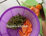 Foto langkah ke 1 dari resep Acar buncis wortel.