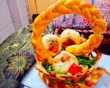 A picture of step 32 of Bread Basket With Chicken Cheese kabab Buns.