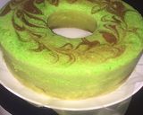 Foto langkah ke 8 dari resep 4. Bolu pandan marmer simpel.