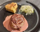 Une image de l'étape 11 de Tournedos de canard, sauce framboise.