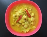 Foto langkah ke 4 dari resep Gulai Kol Tahu.