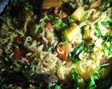 A picture of step 2 of Indomie.
