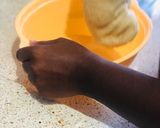 A picture of step 1 of Soft mandazi.