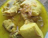Foto langkah ke 3 dari resep Opor ayam tahu bumbu kuning.