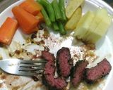 Foto langkah ke 8 dari resep Beef Steak with Brown gravy Sauce #kitaberbagi.