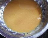 A picture of step 1 of Ghee Mysore Pak.