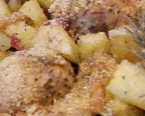 Une image de l'étape 6 de Poulet au four, poivrons et pdt, recette 🇮🇹.