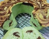 Foto langkah ke 5 dari resep Bolu pandan marble putih telor ketofy.