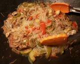 Foto del paso 9 de la receta Salteado de verduras con fideos de arroz, al estilo asiático