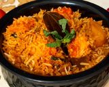 A picture of step 10 of Paneer tikka biryani.