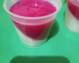 Foto langkah ke 4 dari resep Puding susu buah naga.