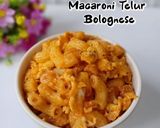 Foto langkah ke 5 dari resep Macaroni Telur Bolognese.