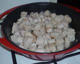 Sertéspörkölt Tajine edényben recept fázis 3 fotója