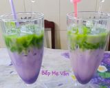 Hình bước làm 6 của món Khoai môn matcha latte