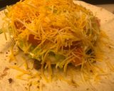 A picture of step 4 of Lauren’s Crunchwrap Supreme.