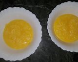 A picture of step 1 of Ghee mysore pak.