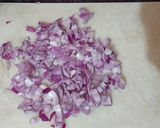 A picture of step 1 of Kanda batata poha.